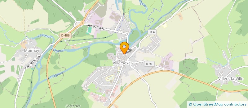 localisation de l'entreprise MADAME GISELE BERTRAND  VILLERSEXEL