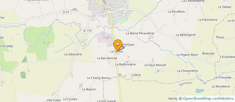 localisation de l'entreprise MADAME GISELE BIZEUL  BAIS