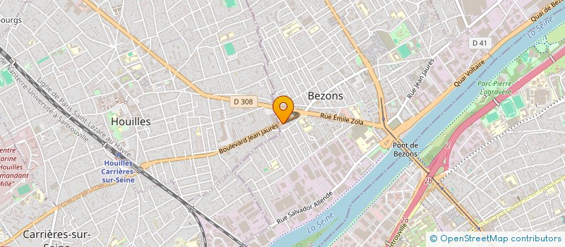 localisation de l'entreprise MADAME GISELE BLANC à BEZONS