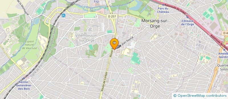 localisation de l'entreprise MADAME GISELE BLOT  MORSANG-SUR-ORGE