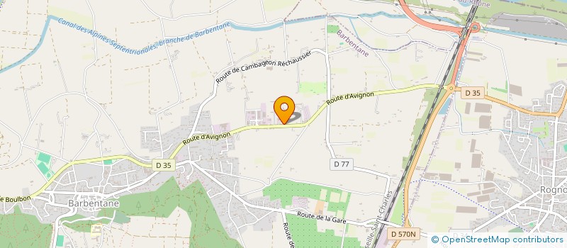 localisation de l'entreprise MADAME GISELE BOF  BARBENTANE