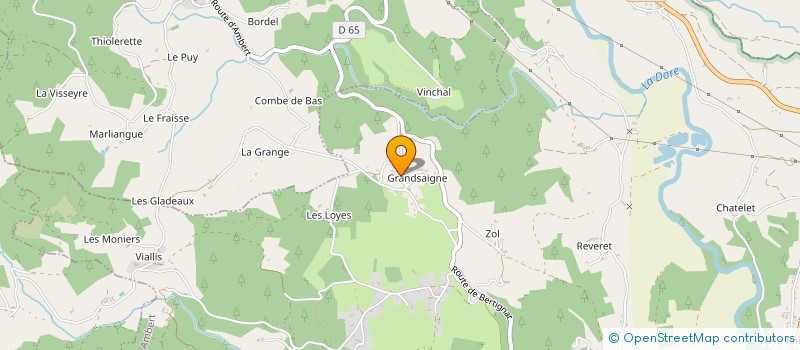 localisation de l'entreprise MADAME GISELE BONNEFOY  SAINT-MARTIN-DES-OLMES