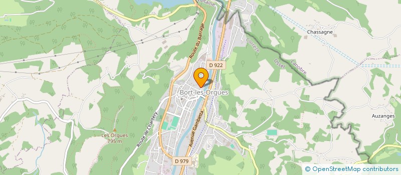 localisation de l'entreprise MADAME GISELE BONNETIER à BORT-LES-ORGUES