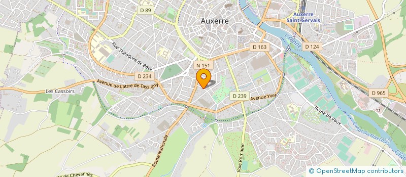 localisation de l'entreprise MADAME GISELE BOUGAULT à AUXERRE
