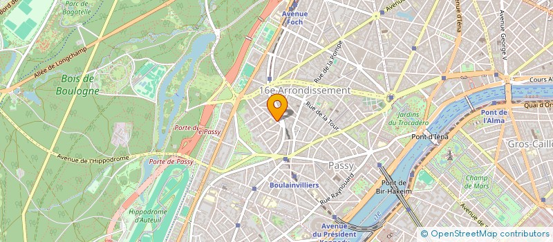 localisation de l'entreprise MADAME GISELE BOURGINE  PARIS