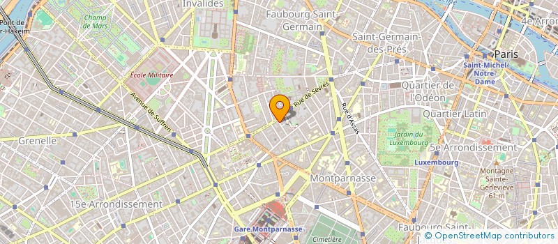 localisation de l'entreprise MADAME GISELE BOURY à PARIS