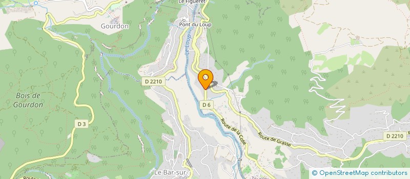 localisation de l'entreprise MADAME GISELE BRANCHE ARRIBAT à TOURRETTES-SUR-LOUP