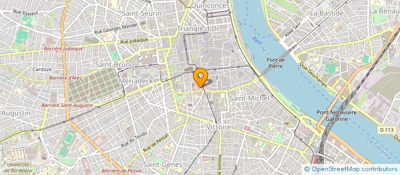 localisation de l'entreprise MADAME GISELE BRANDEAU  BORDEAUX