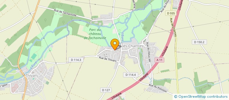 localisation de l'entreprise MADAME GISELE BRAULT à VER-LES-CHARTRES