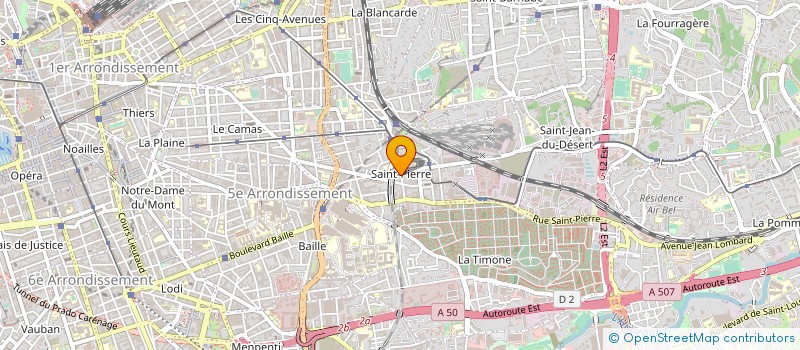 localisation de l'entreprise MADAME GISELE BUGGEA à MARSEILLE