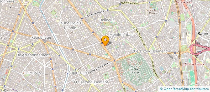 localisation de l'entreprise MADAME GISELE BULLIARD à PARIS