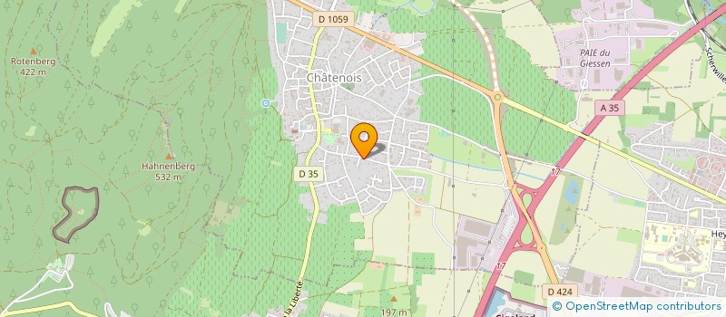 localisation de l'entreprise MADAME GISELE CAMPION  CHATENOIS