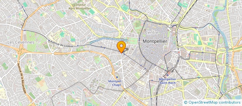 localisation de l'entreprise MADAME GISELE CAZILHAC à MONTPELLIER