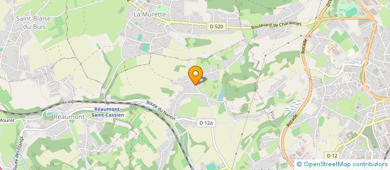 localisation de l'entreprise MADAME GISELE CHABAL  SAINT-CASSIEN