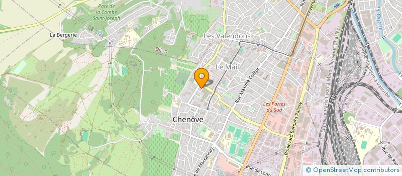 localisation de l'entreprise MADAME GISELE CHAILLET à CHENOVE