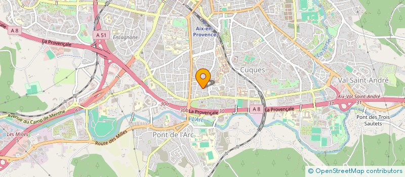 localisation de l'entreprise MADAME GISELE CHAMBON  AIX-EN-PROVENCE