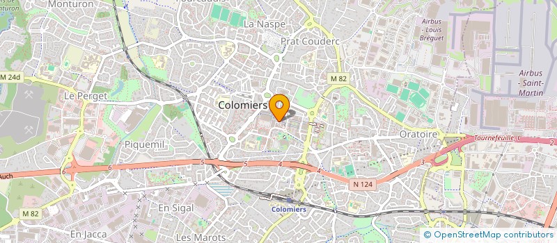 localisation de l'entreprise MADAME GISELE CHARBONNEAU à COLOMIERS