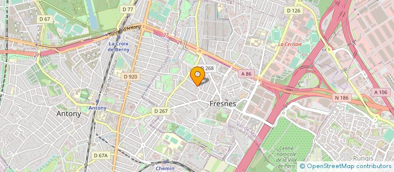 localisation de l'entreprise MADAME GISELE CHARRIER  FRESNES