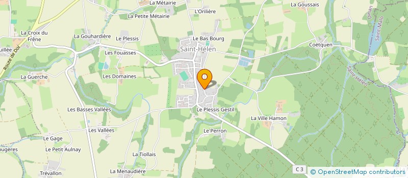 localisation de l'entreprise MADAME GISELE CHENU  SAINT-HELEN