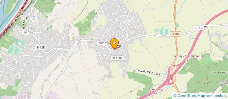 localisation de l'entreprise MADAME GISELE CHERBLANC  COMMUNAY