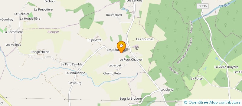 localisation de l'entreprise MADAME GISELE CHERON à BRULLEMAIL