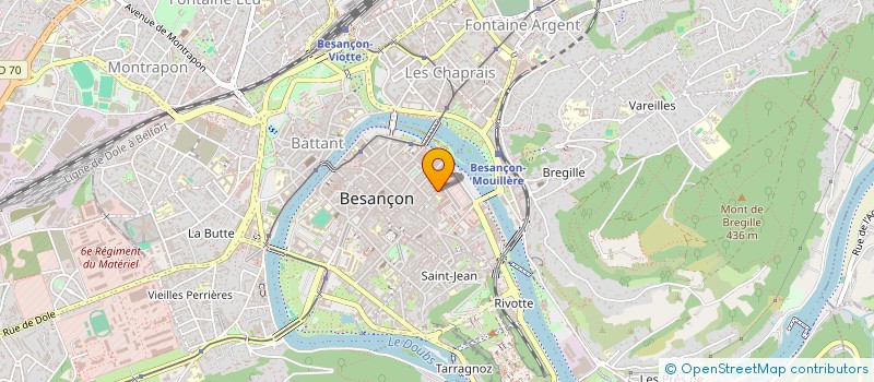 localisation de l'entreprise MADAME GISELE CHEVALIER  BESANCON