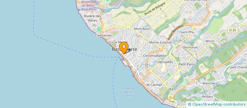 localisation de l'entreprise MADAME GISELE CHINDEKO  BASSE-TERRE