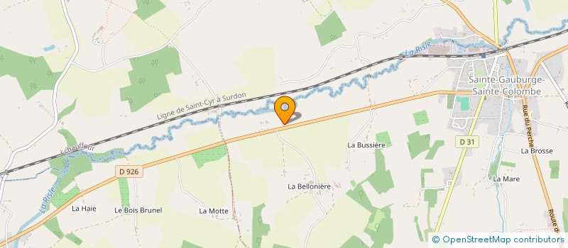 localisation de l'entreprise MADAME GISELE CICE à STE GAUBURGE STE COLOMBE