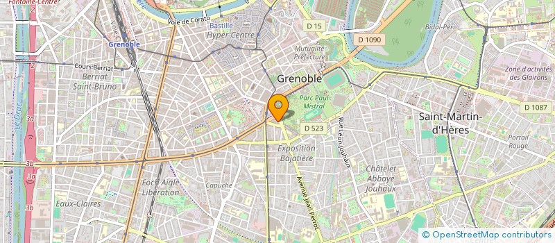 localisation de l'entreprise MADAME GISELE CIUFFINI à GRENOBLE