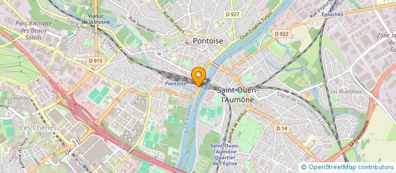 localisation de l'entreprise MADAME GISELE CORDIER  PONTOISE