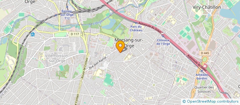 localisation de l'entreprise MADAME GISELE CORDUANT à MORSANG-SUR-ORGE