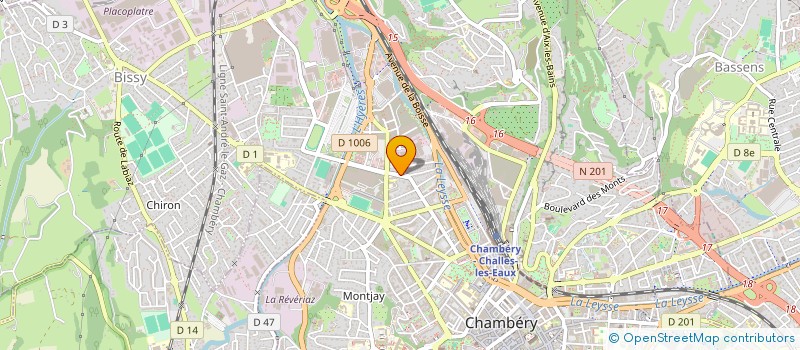 localisation de l'entreprise MADAME GISELE COUPARD  CHAMBERY