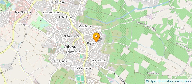 localisation de l'entreprise MADAME GISELE CRISTOFOL  CABESTANY