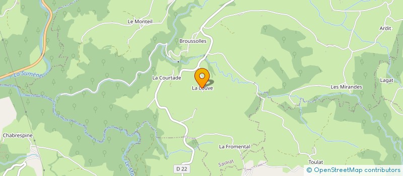 localisation de l'entreprise MADAME GISELE CRUMEYROLLES à SAUVAT