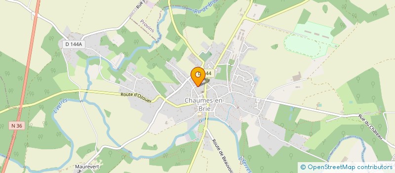 localisation de l'entreprise MADAME GISELE DACHEUX  CHAUMES-EN-BRIE