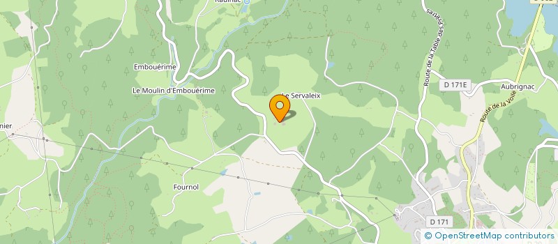 localisation de l'entreprise MADAME GISELE DANDEU  NEUVIC