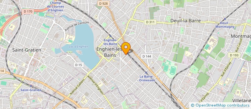localisation de l'entreprise MADAME GISELE DE SOUZA à ENGHIEN-LES-BAINS
