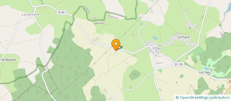 localisation de l'entreprise MADAME GISELE DEJEAN  MARTIEL