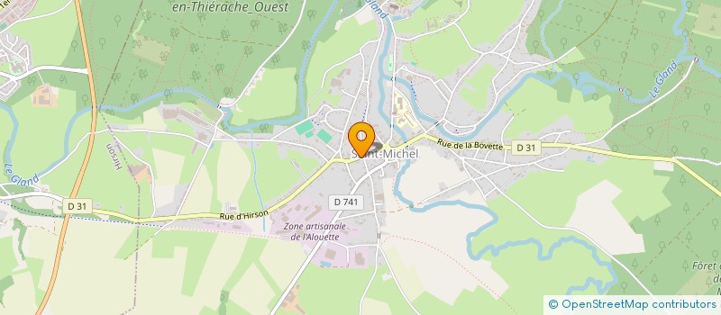 localisation de l'entreprise MADAME GISELE DELAPORTE à SAINT-MICHEL