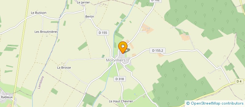localisation de l'entreprise MADAME GISELE DELHOMME à MORVILLIERS