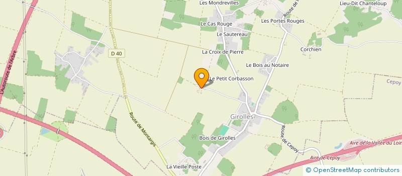 localisation de l'entreprise MADAME GISELE DELION à GIROLLES