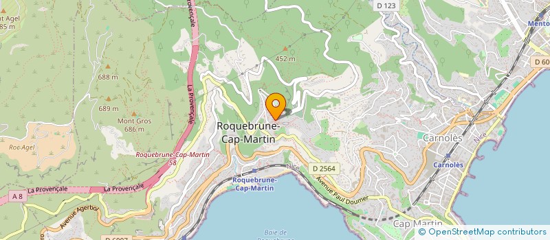 localisation de l'entreprise MADAME GISELE DELOUF à ROQUEBRUNE-CAP-MARTIN