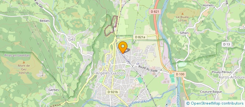 localisation de l'entreprise MADAME GISELE DOMEC à ARGELES-GAZOST
