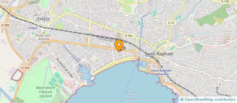 localisation de l'entreprise MADAME GISELE DOMMERGUE à FREJUS