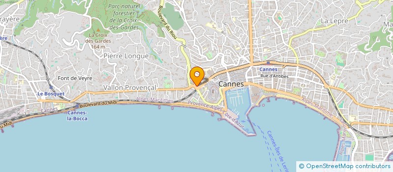 localisation de l'entreprise MADAME GISELE DRATWICKI à CANNES