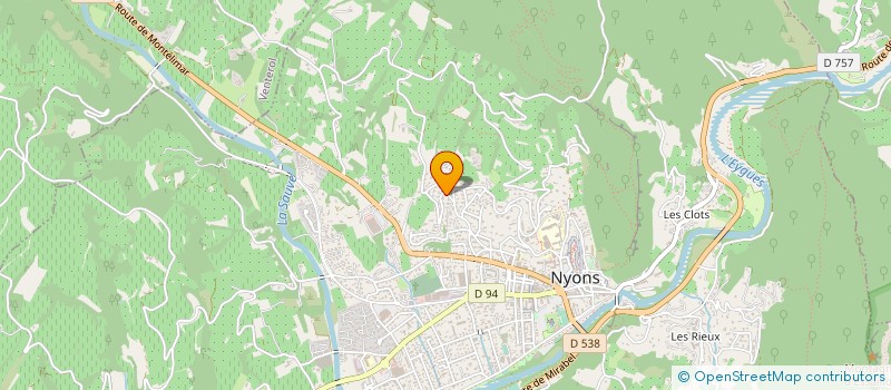 localisation de l'entreprise MADAME GISELE DUCHATEAU à NYONS
