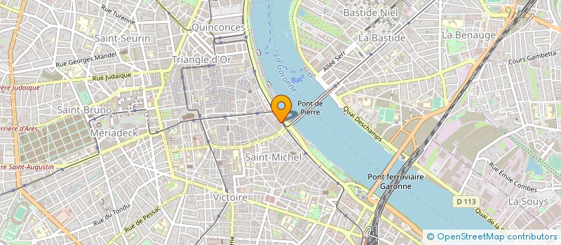 localisation de l'entreprise MADAME GISELE DURAND à BORDEAUX