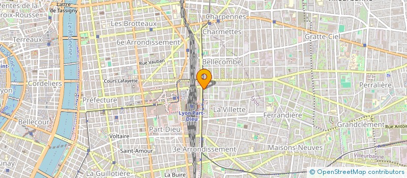 localisation de l'entreprise MADAME GISELE DUSSORT  LYON