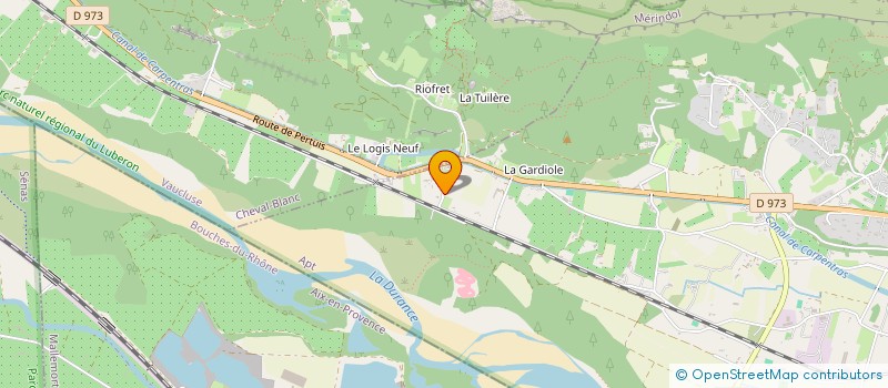 localisation de l'entreprise MADAME GISELE EMERIC  MERINDOL