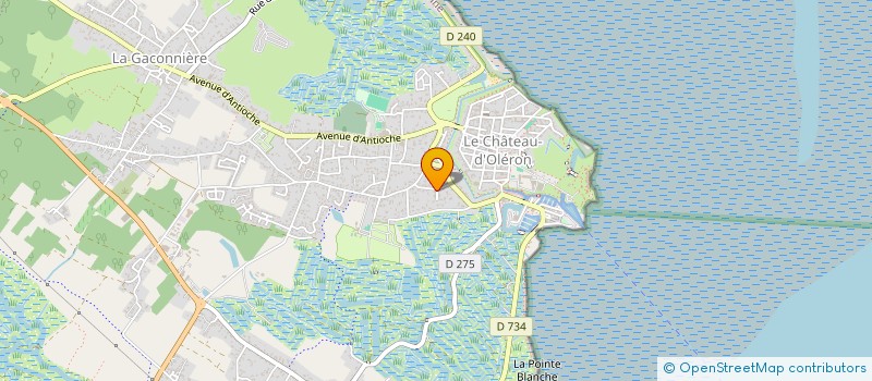 localisation de l'entreprise MADAME GISELE FAUX  LE CHATEAU-D'OLERON